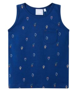 Kindertopje 116 donkerblauw