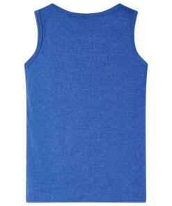 Kindertopje 116 gemêleerd blauw