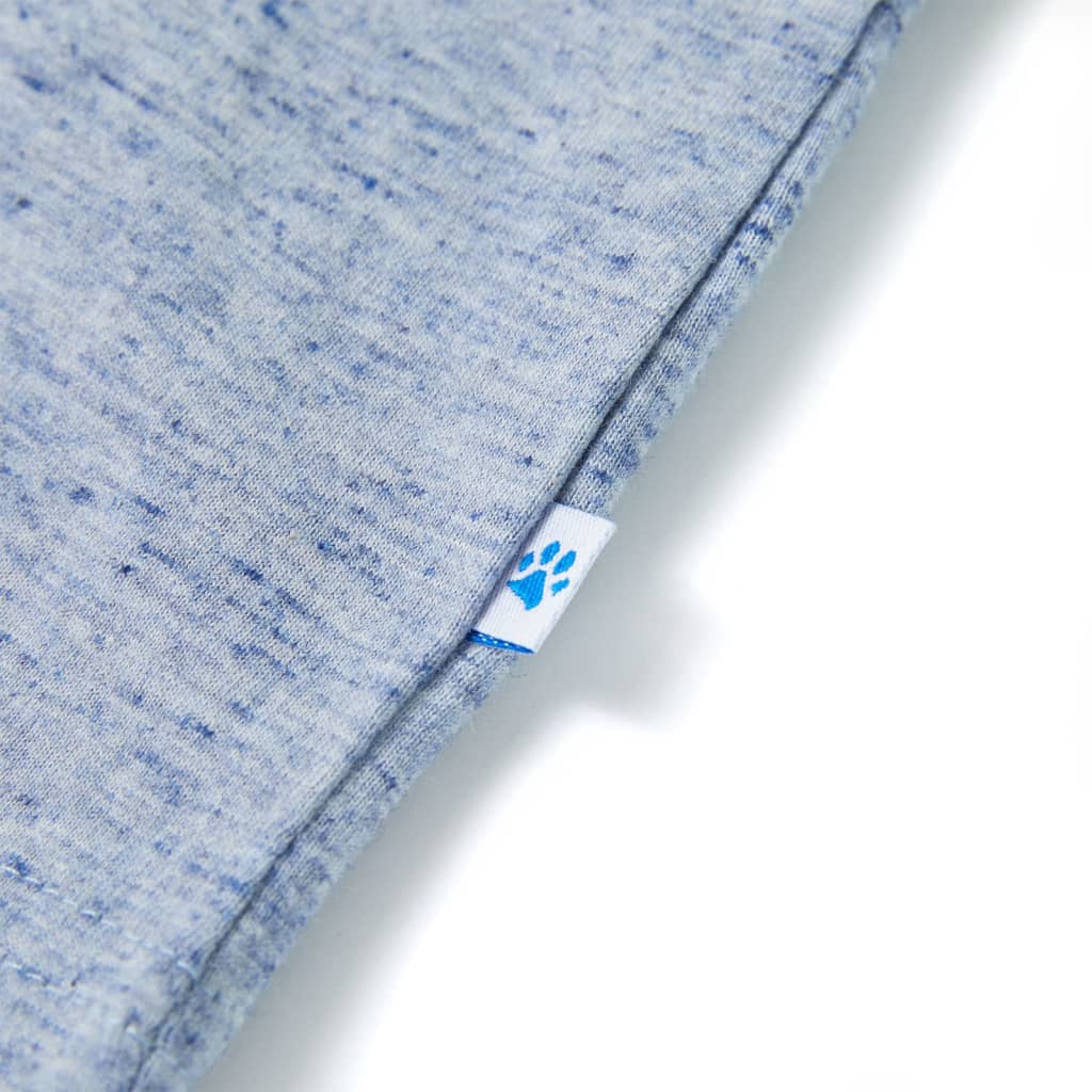 Kindertopje 116 gemêleerd blauw - Image 5