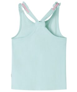 Kindertopje 116 lichtmintkleurig