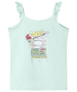 Kindertopje 116 lichtmintkleurig