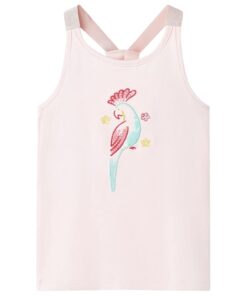 Kindertopje 116 zachtroze