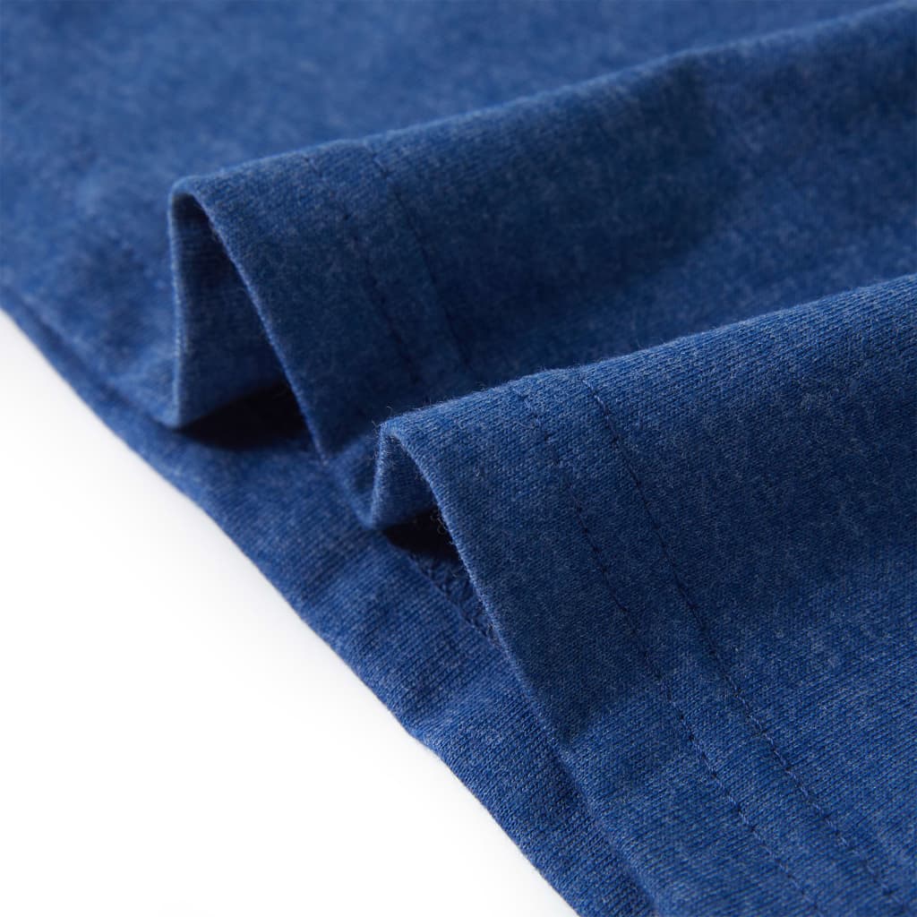 Kindertopje 128 gemêleerd donkerblauw - Image 6