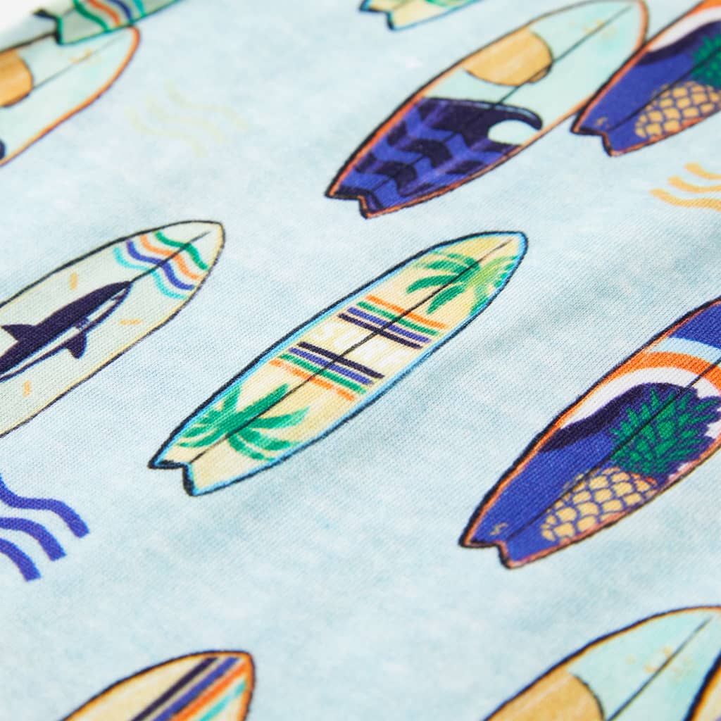 Kindertopje 128 gemêleerd zachtblauw - Image 7