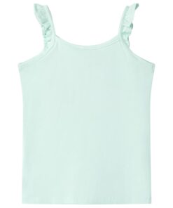 Kindertopje 128 lichtmintkleurig