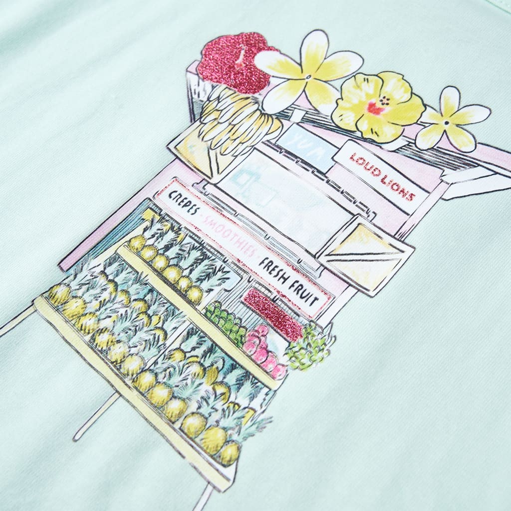 Kindertopje 128 lichtmintkleurig - Image 4