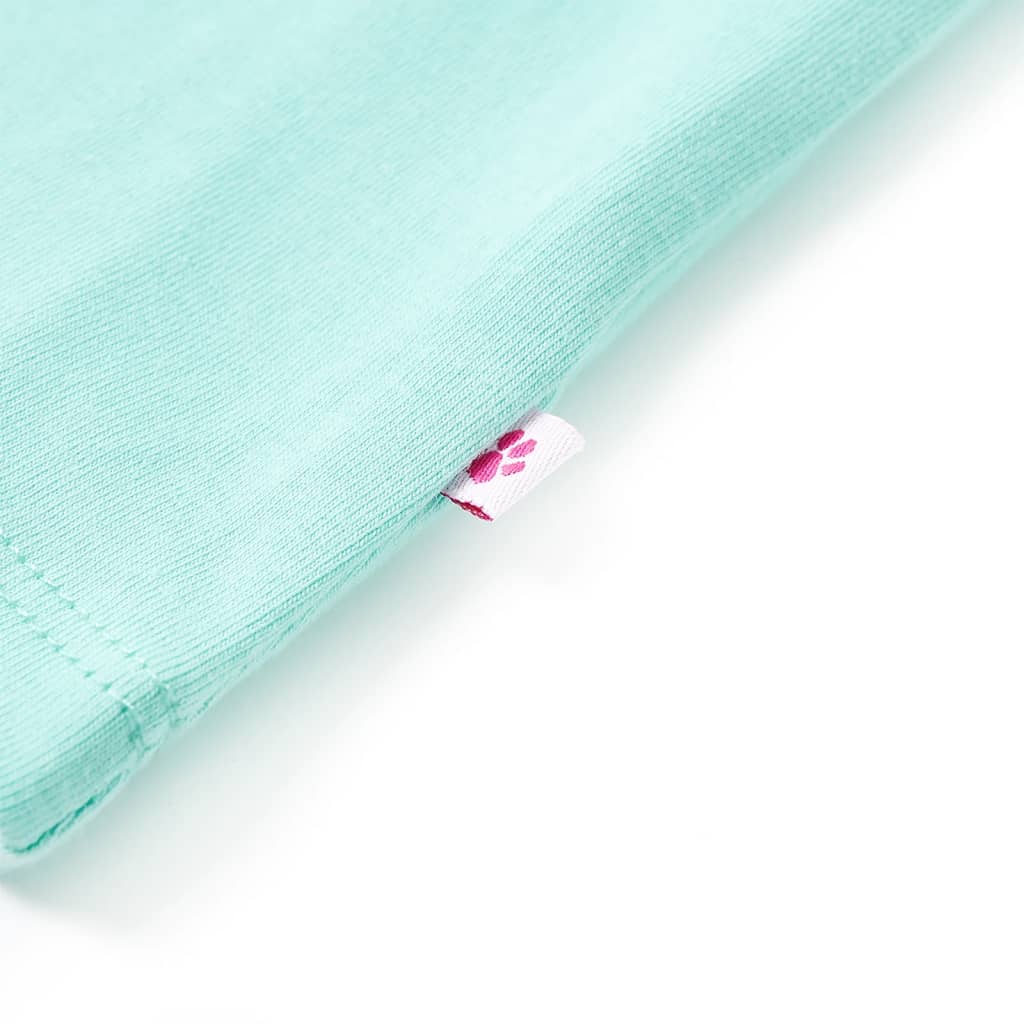 Kindertopje 128 lichtmintkleurig - Image 5