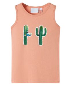 Kindertopje 128 lichtoranje