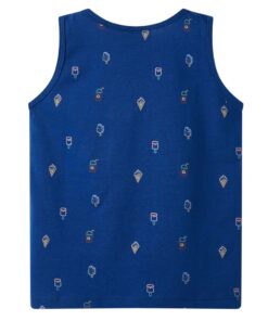 Kindertopje 140 donkerblauw