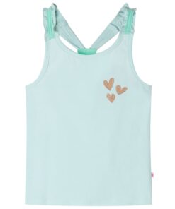 Kindertopje 140 lichtmintkleurig