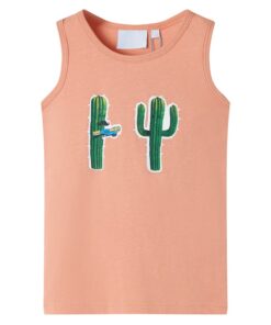 Kindertopje 140 lichtoranje