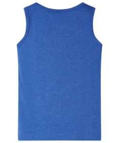 Kindertopje 92 gemêleerd blauw
