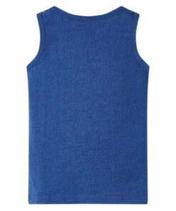 Kindertopje 92 gemêleerd donkerblauw