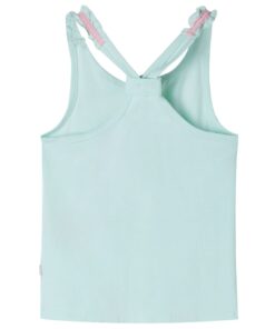 Kindertopje 92 lichtmintkleurig