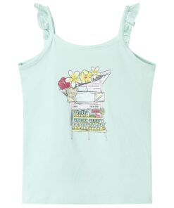 Kindertopje 92 lichtmintkleurig