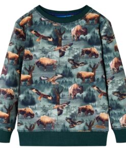 Kindertrui 104 donkergroen