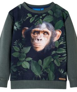 Kindertrui 104 donkerkakikleurig