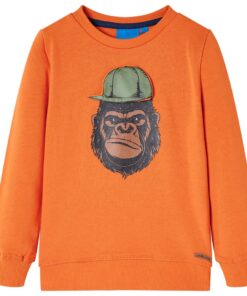 Kindertrui 104 donkeroranje