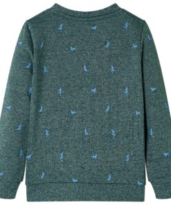 Kindertrui 104 gemêleerd donkergroen