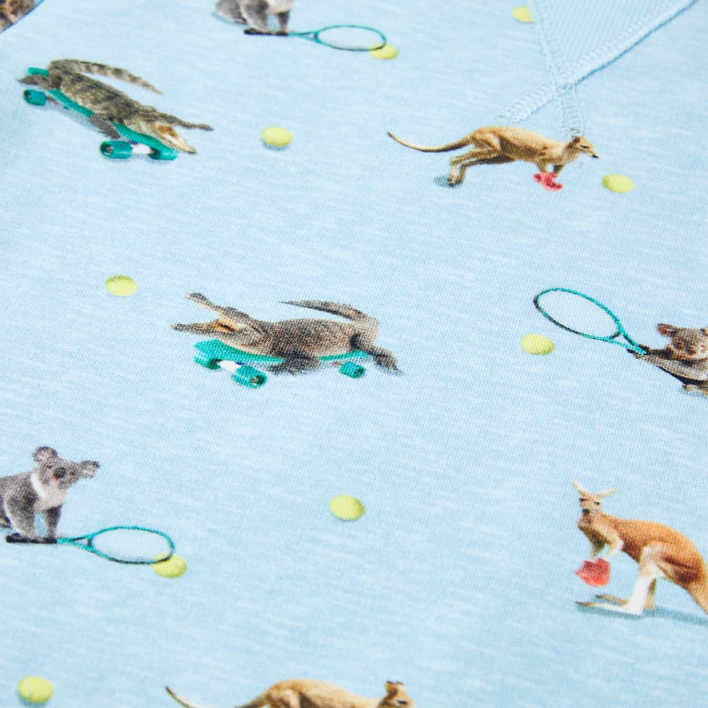 Kindertrui 104 gemêleerd lichtblauw - Image 4