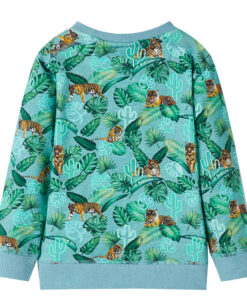 Kindertrui 104 gemêleerd lichtgroen