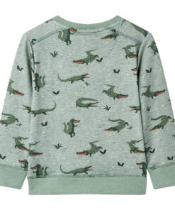 Kindertrui 104 gemêleerd lichtkaki