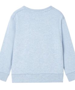 Kindertrui 104 gemêleerd zachtblauw