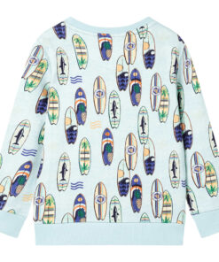 Kindertrui 104 gemêleerd zachtblauw