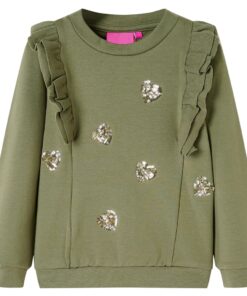 Kindertrui 104 kakikleurig