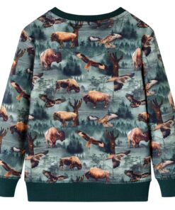 Kindertrui 116 donkergroen