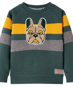 Kindertrui 116 donkergroen