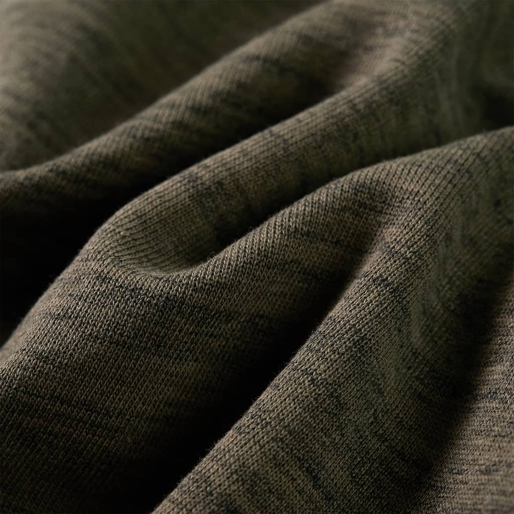 Kindertrui 116 gemêleerd donkerkakikleurig - Image 7