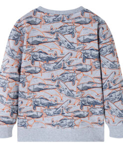 Kindertrui 116 gemêleerd grijs