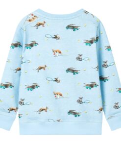 Kindertrui 116 gemêleerd lichtblauw