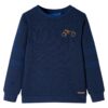 Kindertrui 116 gemêleerd marineblauw