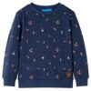 Kindertrui 116 gemêleerd marineblauw