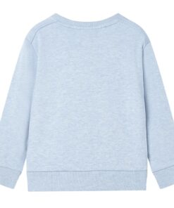 Kindertrui 116 gemêleerd zachtblauw
