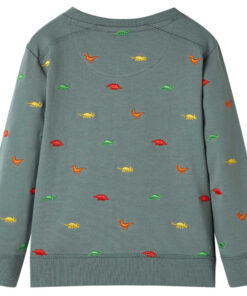 Kindertrui 116 kakikleurig