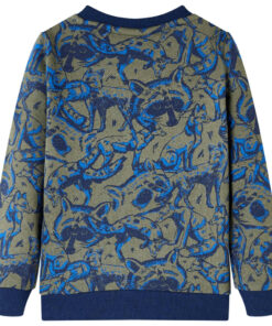 Kindertrui 116 kakikleurig