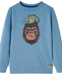 Kindertrui 116 middelblauw