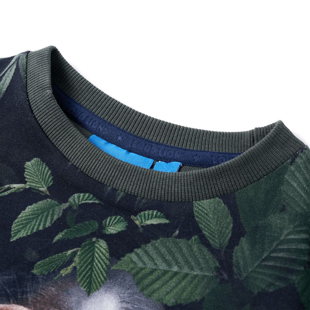 Kindertrui 128 donkerkakikleurig - Image 3