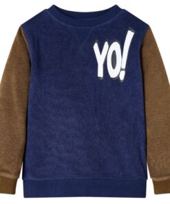 Kindertrui 128 donkermarineblauw