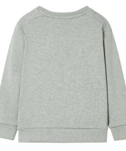 Kindertrui 128 gemêleerd lichtkaki