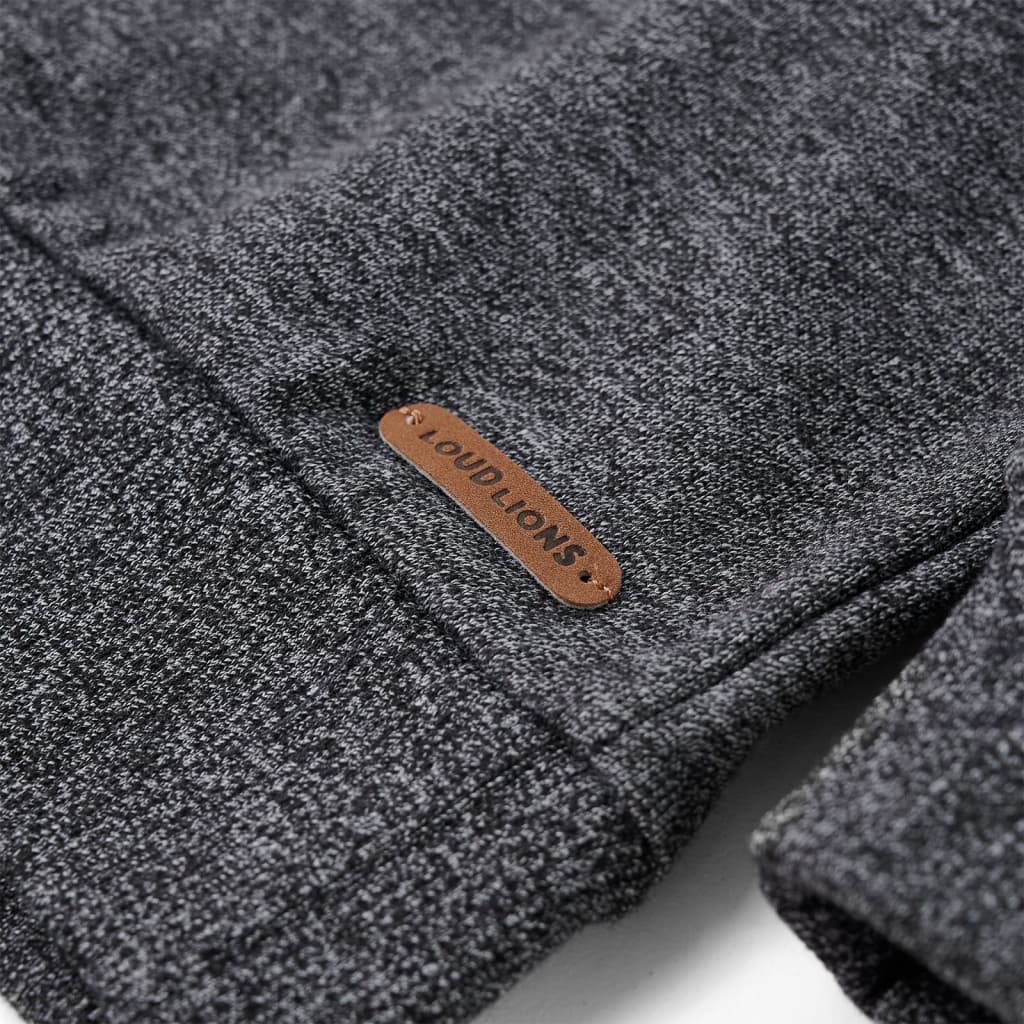 Kindertrui 128 gemêleerd marineblauw - Image 5