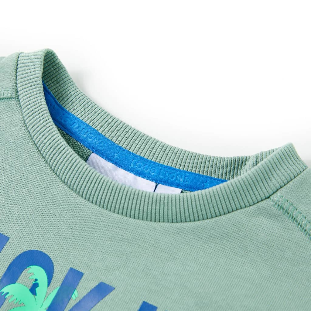 Kindertrui 128 lichtkaki - Image 3