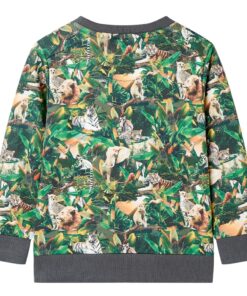 Kindertrui 128 oudpetrol