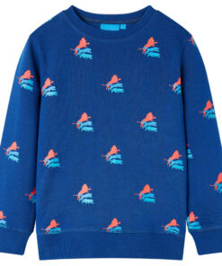 Kindertrui 140 donkerblauw