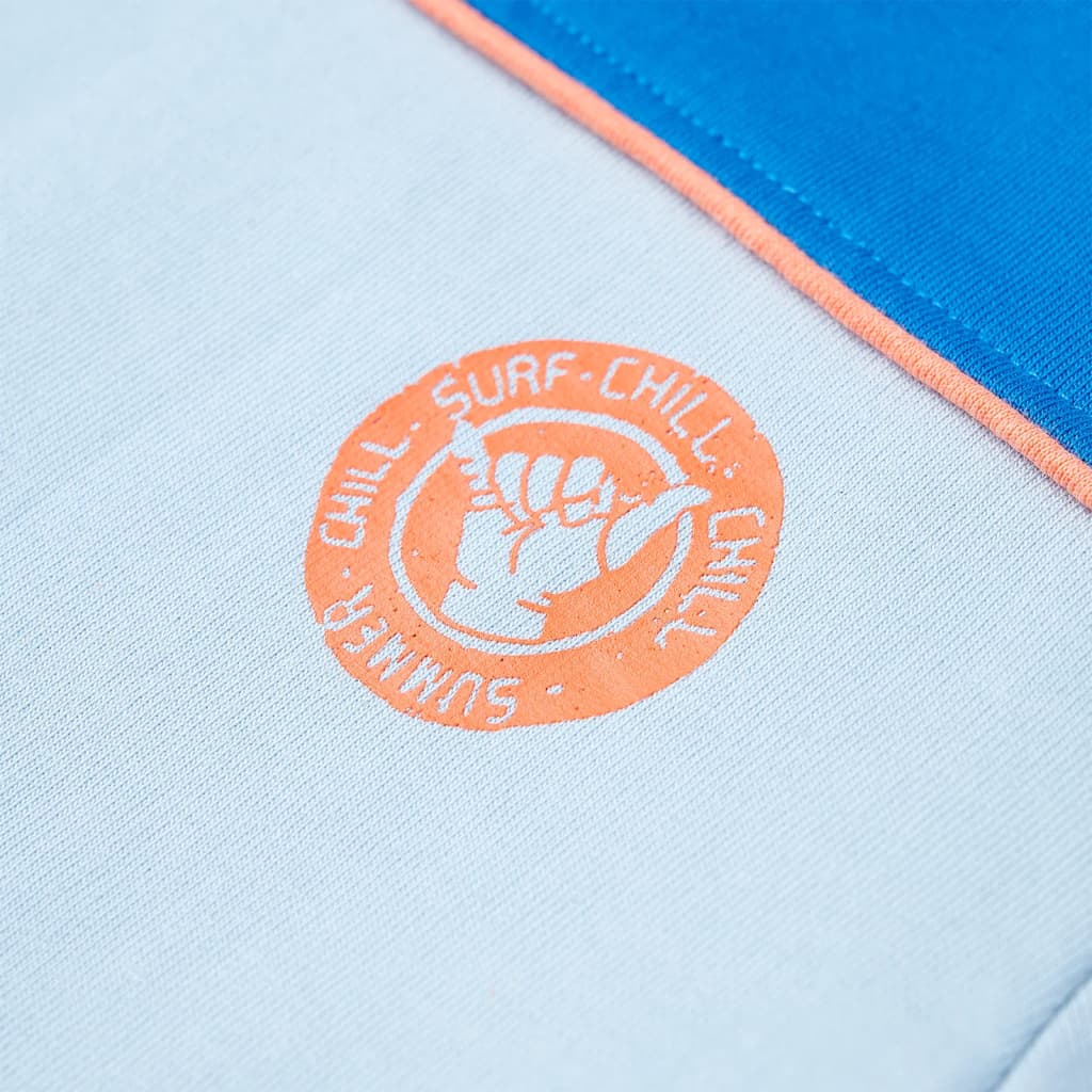 Kindertrui 140 felblauw en lichtblauw - Image 4