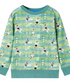 Kindertrui 140 gemêleerd lichtgroen