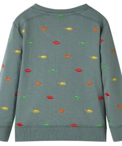 Kindertrui 140 kakikleurig